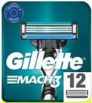 Gillette Mach3 Кассеты для бритья 12шт